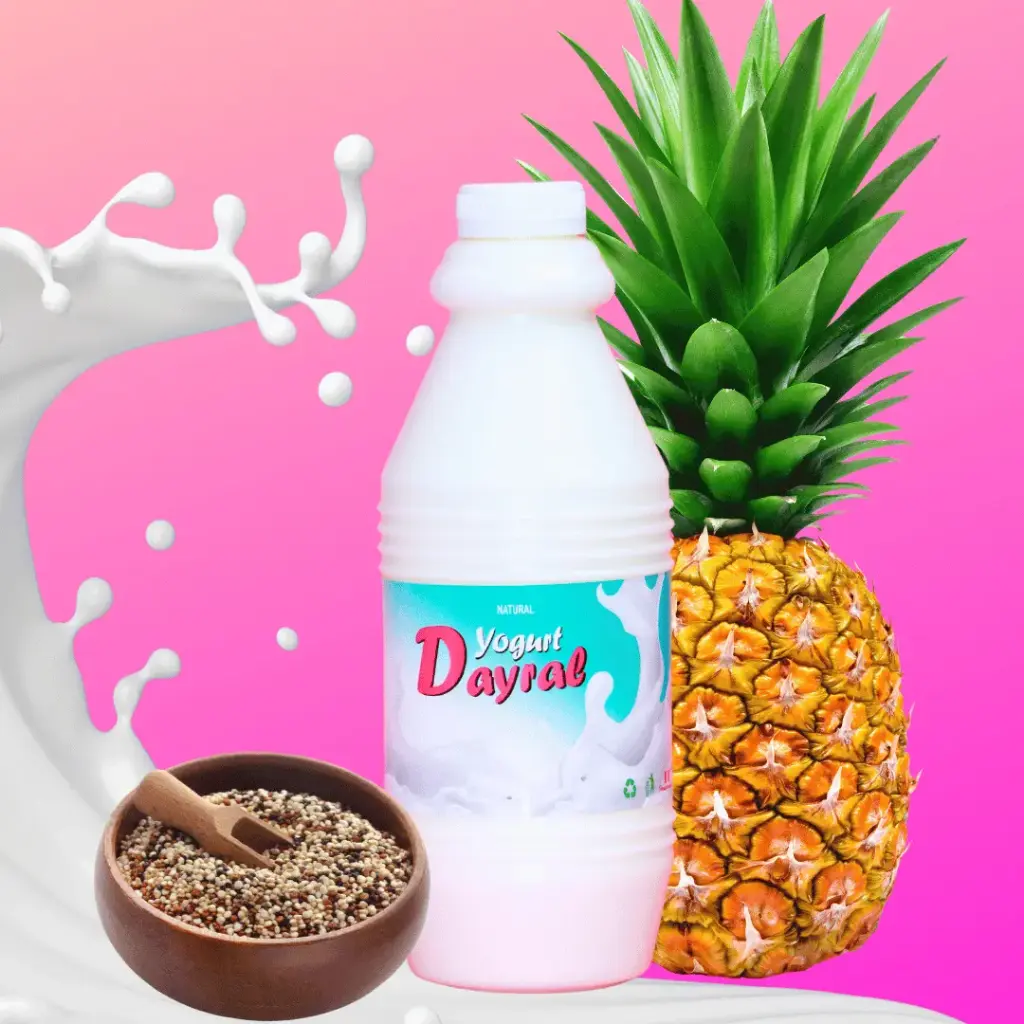 Yogurt Botella X 1Lt /Quinua Con Piña