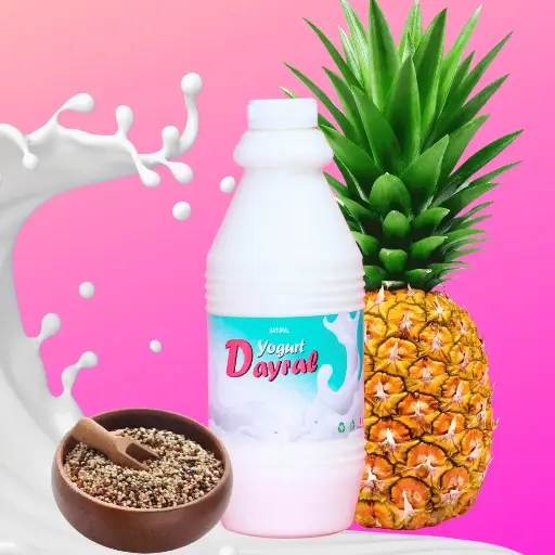 [BYO0017] Yogurt Botella X 1Lt /Quinua Con Piña